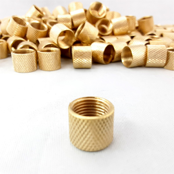 Bulk Brass Knurled Connector - Free Shipping